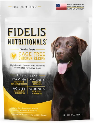 Vista 10 de FIDELIS Alimento crudo liofilizado para perros – Decoración de carne de res alta en proteínas y comida para los comensales exigentes – Nutrición