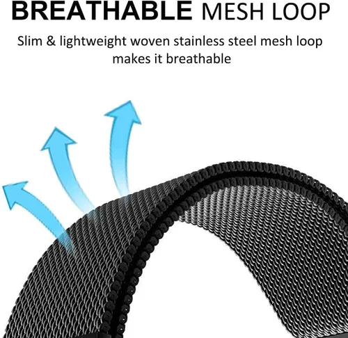 Vista 3 de ECSEM - Correas de metal compatibles con iTouch Sport 4, correas de repuesto ajustables de acero inoxidable, correa de reloj de liberación rápida