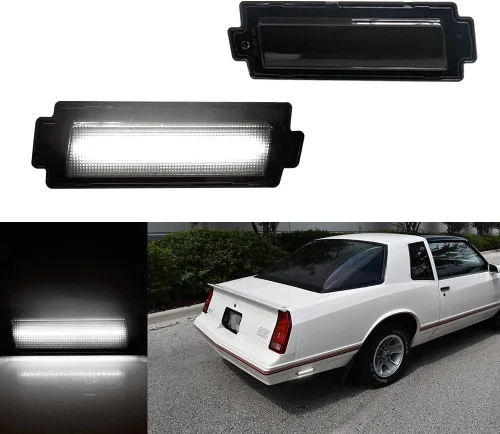 Vista 17 de Para 1981 1982 1983 1984 1985 1986 1987 1988 Chevy Monte Carlo SS luzes de señalización de marca de parachoques lateral ámbar Led Lente Ámbar Lente