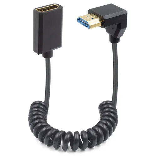 Vista 12 de Duttek Cable HDMI 8K Enrollado 3 pies - 6 pies, Cable HDMI 2.1 Enrollado 48Gbps, Cable HDMI Macho a Macho Extremadamente Delgado Soporta 8K@60Hz