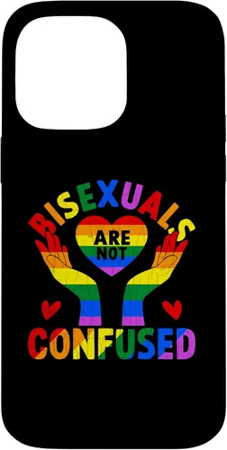 Vista 21 de iPhone 16 LGBTQ Gay Lesbian Funny Bisexuals Not Confused Pride Graphic Case