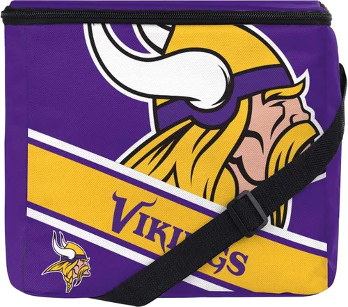 Vista 5 de FOCO Unisex NFL Big Logo Stripe 12 Pack Cooler