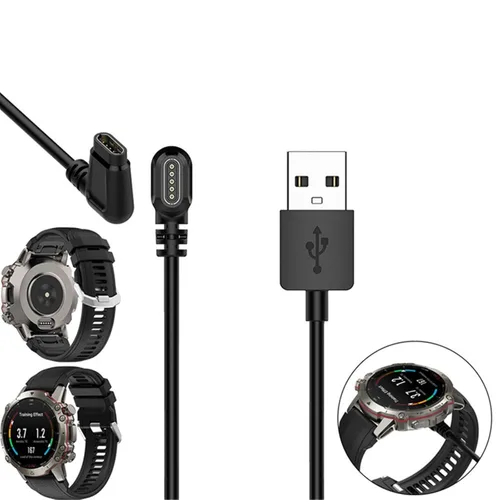 Vista 7 de MOUDOAUER Cargador inalámbrico magnético Smartwatch Muelle de carga Cable de carga magnético para reloj Amazfit Falcon A2029
