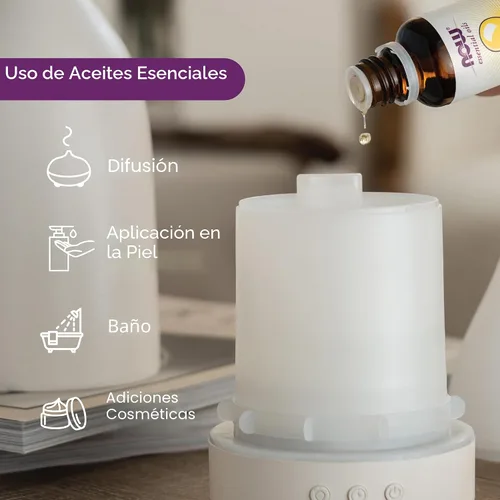 Vista 3 de Aceites esenciales NOW, aceite de menta, esencia de aromaterapia vigorizante, destilado al vapor, 100% puro, vegano, tapa a prueba de niños, 1 onza