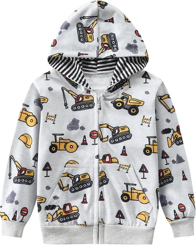 Vista 13 de Tkria Sudaderas con capucha para niños pequeños, sudadera con capucha para bebé, chaqueta con cremallera, abrigo de invierno de manga larga con 1 #