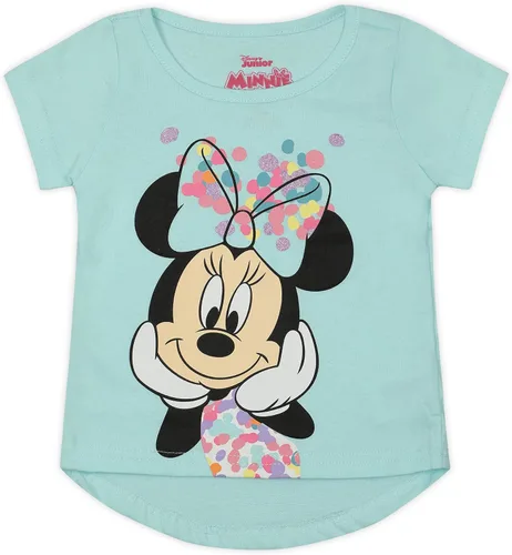 Vista 2 de Disney Minnie Mouse Girls T-Shirt and Legging Set for Infant, Toddler and Little Kids BlueMulticolor