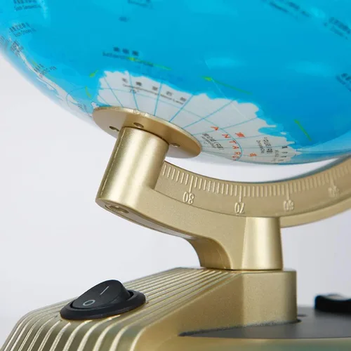 Vista 4 de SYALEO Globo Terráqueo - Globo terráqueo iluminado del mundo con soporte, luz nocturna LED integrada de 7.9 in, globo terráqueo, globo mundial de 8