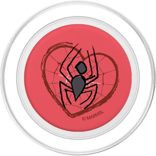Vista 2 de Marvel PopSockets MagSafe PopGrip de corazón para el día de San Valentín de Spider-Man para iPhone