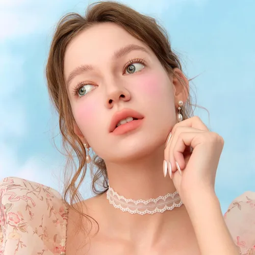 Vista 2 de Flower Knows Bunny Garden Embossed Satin Blush, Talc-Free, Soft Baby Pink 03 Tutú de ballet