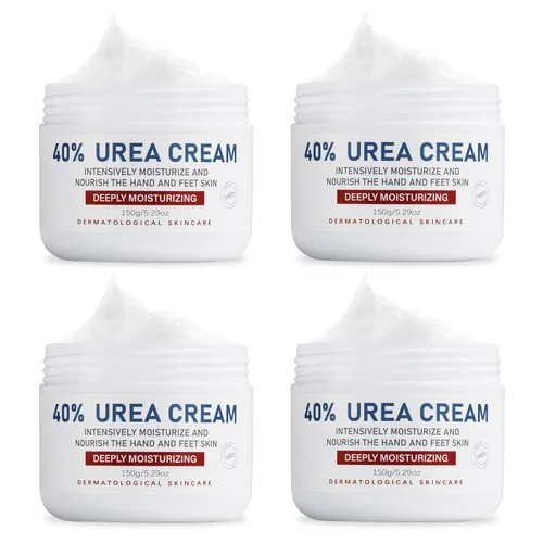 Vista 10 de OUKEYA Crema de Urea 40 Por Ciento, Crema para Manos y Pies para Sequedad y Grietas, Loción de Urea para Pies de Fuerza Máxima (350g)