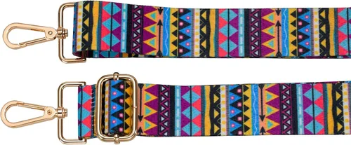 Vista 4 de ZANQANO - Correa de repuesto para bolsa bandolero, ajustable, estilo guitarra, multicolor