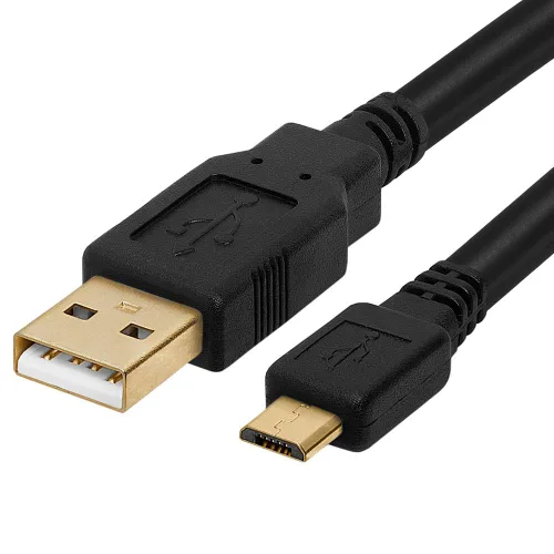 Vista 6 de Cmple - Cable micro USB macho a macho de 6 pies Cable de carga Micro USB de sincronización de datos Cable USB a USB para teléfono Android, portátil