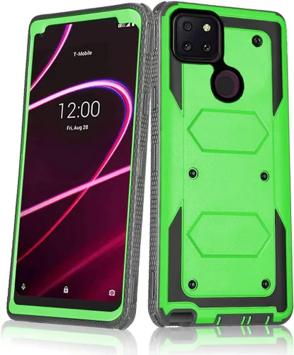 Vista 13 de Asuwish Funda de teléfono para T-Mobile Revvl 5G, híbrida, resistente, a prueba de golpes, a prueba de caídas, cuerpo completo, resistente