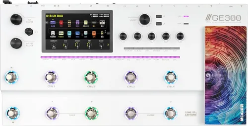 Vista 8 de MOOER Procesador de múltiples efectos GE250 con bucle FX, captura de tono, función MIDI, ecualizador global, máquina de batería, looper estéreo
