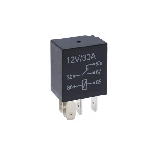 Vista 2 de Relé de arranque automotriz multiusos de 5 pines, 12 V, 30 A, relé estándar resistente para motor de automóvil (4 paquetes)