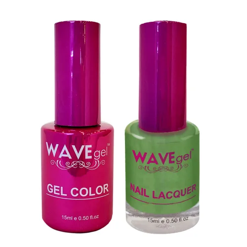 Vista 99 de WAVEGEL - Juego dúo de gel y esmalte de uñas a juego - Colección Princess - #001 Super Black I 0.5 onzas #001 Super Negro