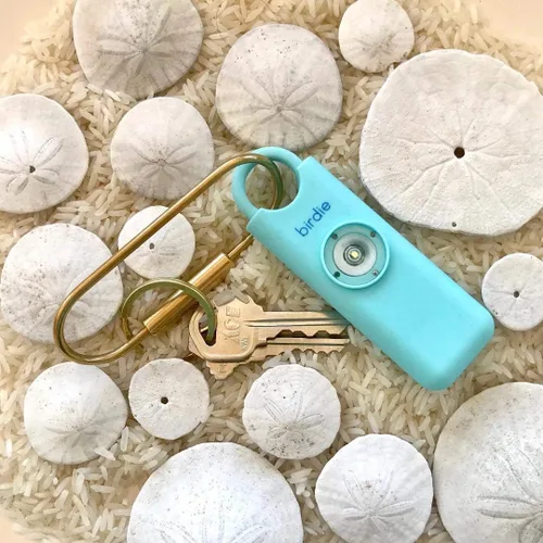 Vista 7 de She’s Birdie – La alarma de seguridad personal original para mujeres por mujeres – Sirena fuerte, luz estroboscópica y llavero en una variedad