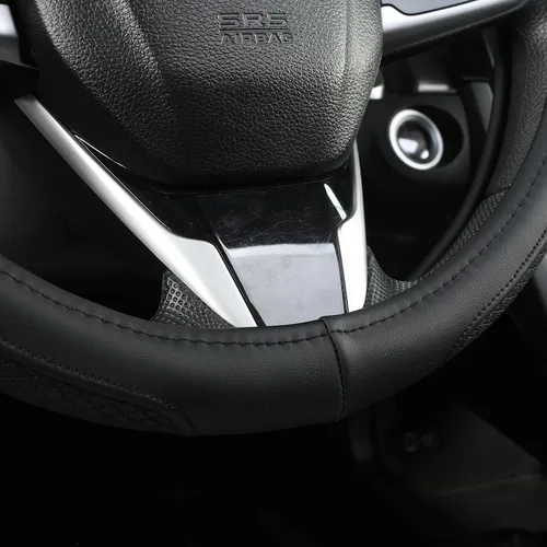 Vista 3 de West Llama Funda para volante de automóvil para Ford F-150, F-250, F-350, Expedition (Negro, tamaño grande)