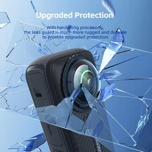 Vista 9 de Insta 360 X4 - Funda de aluminio con marco de aluminio, protector de pantalla para Insta360 X4 X 4, carcasa de metal antiarañazos, cubierta