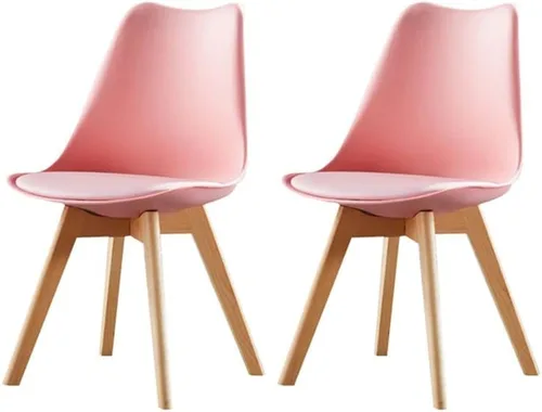Vista 23 de Sillas de comedor modernas, silla lateral tapizada para el hogar, silla auxiliar para sala de conferencias, silla de comedor, silla de comedor sin