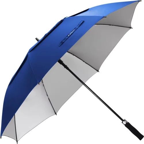 Vista 12 de ZEKAR Sombrilla de golf grande ventilada de 54 pulgadas, 62 y 68 pulgadas, resistente al viento, sombrilla para patio, protección solar y lluvia
