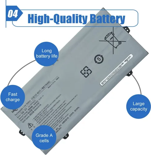 Vista 5 de AA-PBRN4ZU Batería de repuesto para Samsung Tablet Samsung 950QCJ 930QCJ 950XCJ 930XCJ AAPBRN4ZU NP930QCG 950QCG Series Laptop (15.4V 69.7Wh)