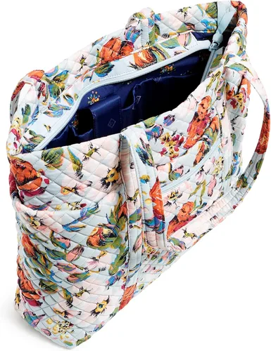 Vista 5 de Vera Bradley Bolso de mano Vera de lujo de algodón