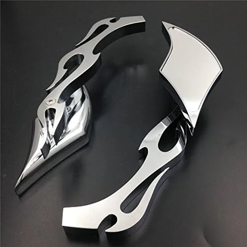 Vista 2 de Espejo personalizado de aleación SMT TWIST DIAMOND compatible con Suzuki GSXR600 750 1000 1100 Hayabusa cromo [B00RUE39SY]