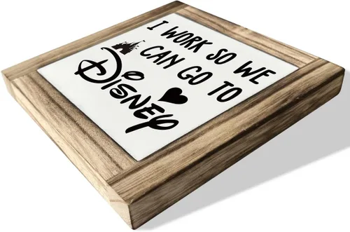 Vista 2 de Carteleras de madera inspiradoras, placas de madera en caja para decoración de escritorio, carteles y placas decorativas, arte de decoración