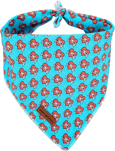 Vista 35 de Unique Style Paws Bandanas para perros, 1 unidad, lavables, de algodón, triangular, para otoño, con margaritas de abeja, para perros y gatos