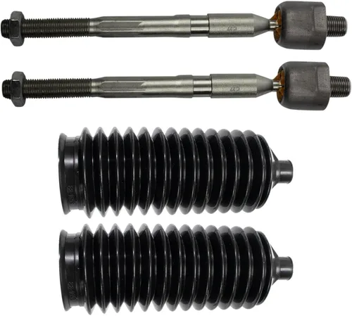 Vista 162 de TRQ Kit de dirección delantera con barra de acoplamiento de fuelle de piñón y cremallera compatible con Toyota Echo 2000-2005