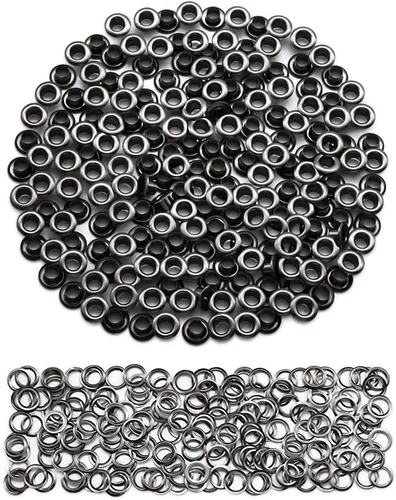 Vista 17 de SEMINI 800 Sets 4 Colors 6mm Grommet Eyelet Kit with Install Tool Kit