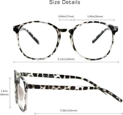Vista 3 de Lentes con bloqueo de luz azul para mujeres y hombres, antifatiga, para lectura en la computadora, lentes para ver televisión, elegante montura