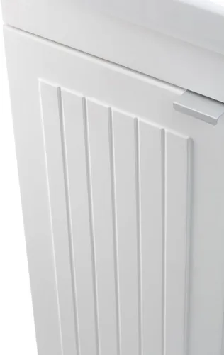 Vista 6 de SIMPLIHOME - Lavabo y armario de lavandería Murphy de 24 pulgadas de ancho en blanco puro