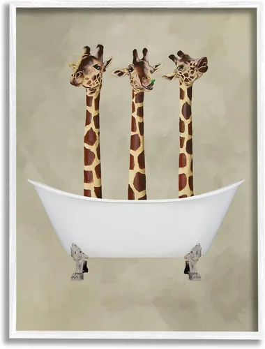 Vista 29 de Lindo conejo bebé en toallas de baño burbujas de jabón' Arte Giclée enmarcado