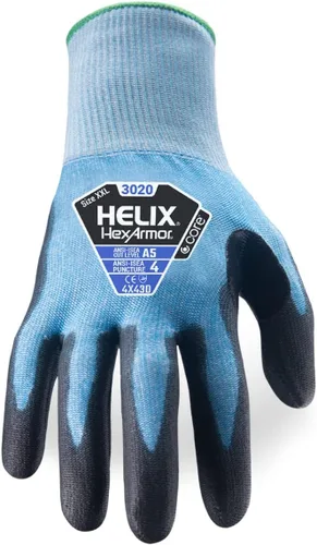 Vista 2 de HexArmor Cut-Resistant Polyurethane Palm Knit Work Gloves Helix® Core 3020