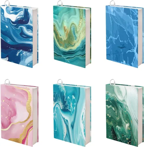Vista 27 de Rnyleeg Paquete de 6 fundas protectoras de libros de bolsillo para niños, con temática deportiva, elástica, para amantes de los libros, estudiantes