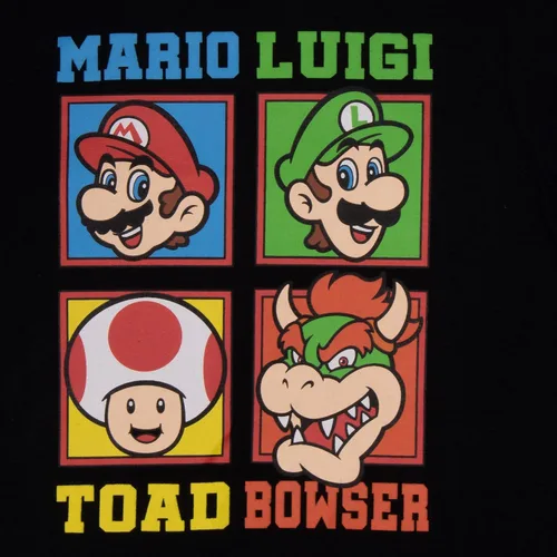 Vista 5 de Nintendo Kids Super Mario Bros Mario & Luigi Boys Long Sleeve 2-Pack T-Shirt Bundle Set for Boys