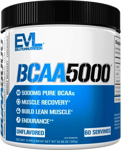 Vista 6 de Evlution EVL BCAAs - Polvo de aminoácidos BCAA en polvo, bebida de recuperación después del entrenamiento y energía sin estimulación para antes