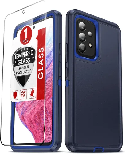 Vista 48 de LeYi Funda compatible con Samsumg Galaxy A05 4G: Galaxy A05 4G con resistente a los golpes, 3 en 1 de cuerpo completo, protección resistente