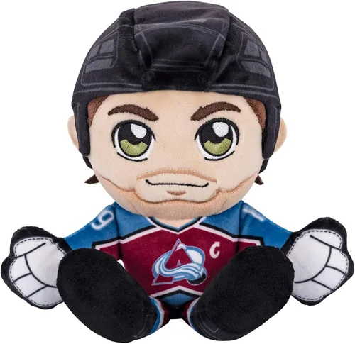 Vista 20 de Bleacher Creatures Calgary Flames Jonathan Huberdeau - Peluche sentado de 8 pulgadas de la NHL Kuricha - Superestrella de la NHL inspirada en Chibi