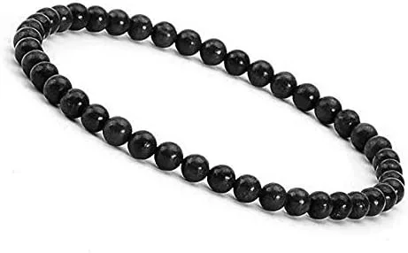 Vista 4 de KIKILA - Pulsera de piedras preciosas naturales con cuentas de 532 de pulgada, para parejas