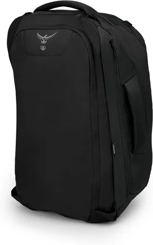 Vista 11 de Mochila de viaje Osprey Farpoint 40L para hombre, negra Negro