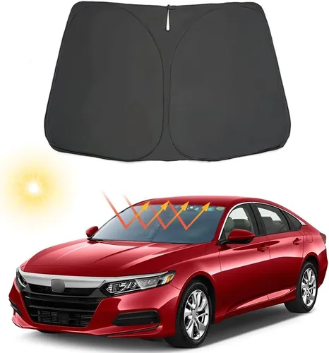 Vista 22 de Parasol plegable para parabrisas delantero de automóvil, protector de parasol de ajuste personalizado para Honda CR-V 2012 2013 2014 2015 2016