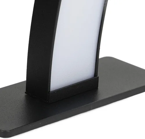 Vista 8 de Lámpara de escritorio para uñas, 35 W, luz LED para uñas, aleación de aluminio, lámpara de media luna regulable para extensiones de pestañas