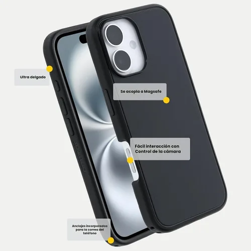 Vista 6 de OtterBox Symmetry Series - Funda para iPhone 16, Autumn Rust