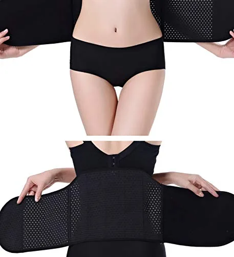 Vista 3 de Corsé de fajacinturón de entrenamiento para mujer, banda de vientre para embarazo, ropa ajustada