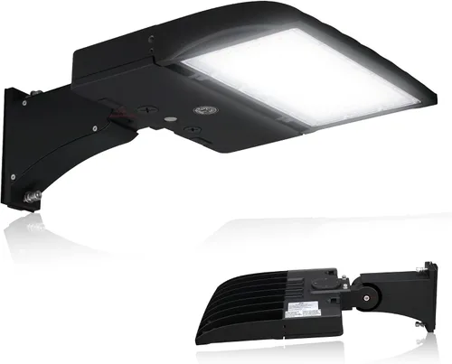 Vista 54 de RuggedGrade Vatiaje de luz LED NextGen IV de 100 W para estacionamiento Negro