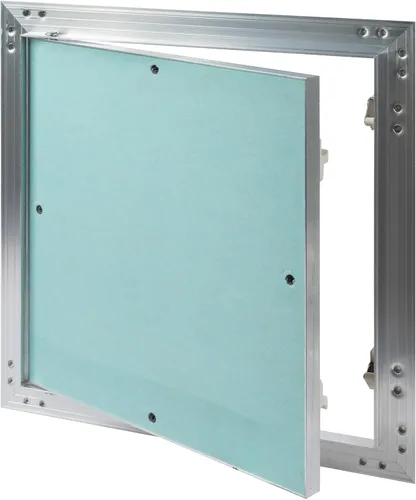 Vista 11 de Panel de acceso de aluminio para paneles de yeso de 6 x 6 pulgadas, puerta del eje de servicio, plomería, electricidad, calefacción, escotilla
