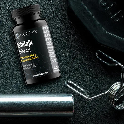 Vista 5 de Nugenix Essentials Shilajit Cápsulas Suplemento para hombres y mujeres - 500 mg, estandarizado al 50% de ácidos fúlvicos, Himalaya, 60 cápsulas